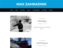 Tablet Screenshot of maxzahradnik.com